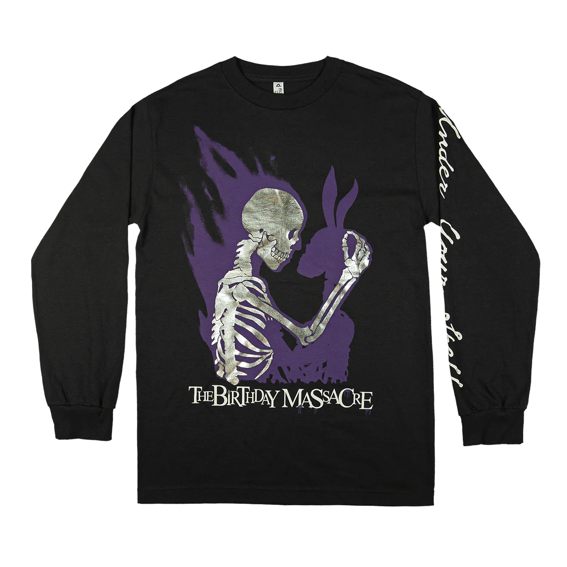 The Birthday Massacre - Under Your Spell Silver Foil Long Sleeve T-Shirt