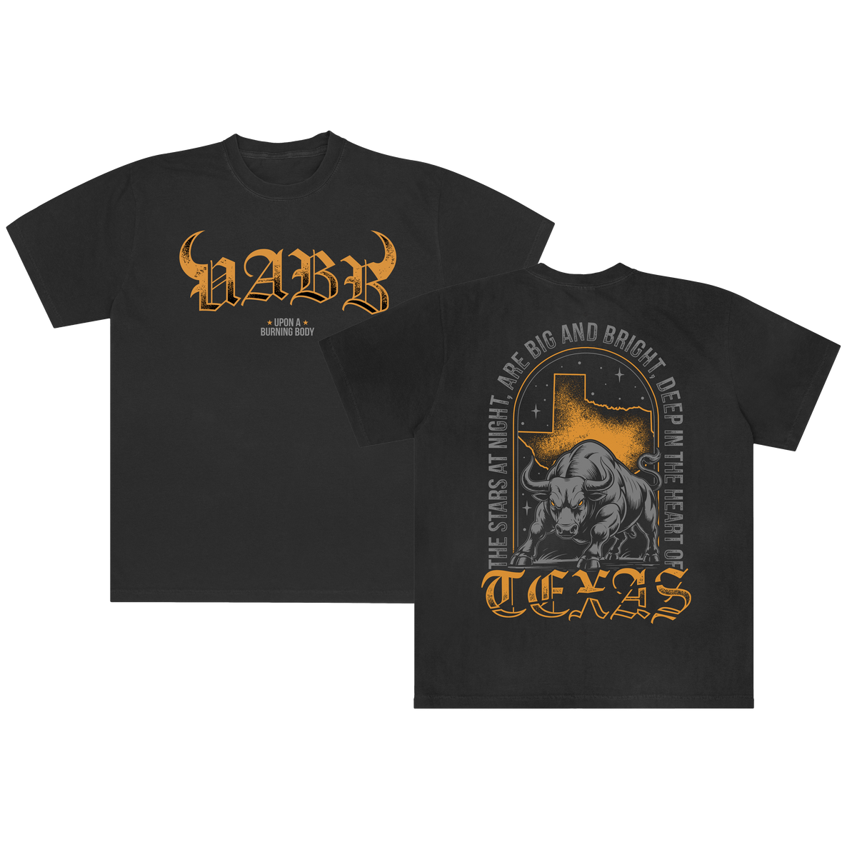 Upon A Burning Body - Black Bull Tee