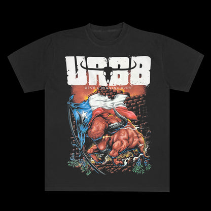 Upon A Burning Body - Bull Flag Tee