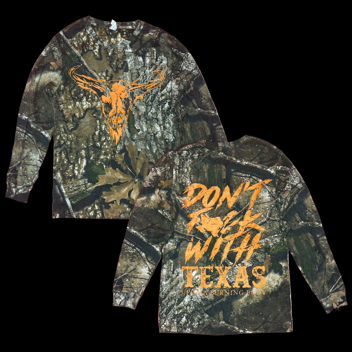 Upon A Burning Body - Camo Long Sleeve