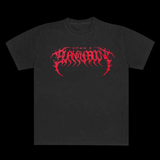 Upon A Burning Body - Alt Red Logo Tee