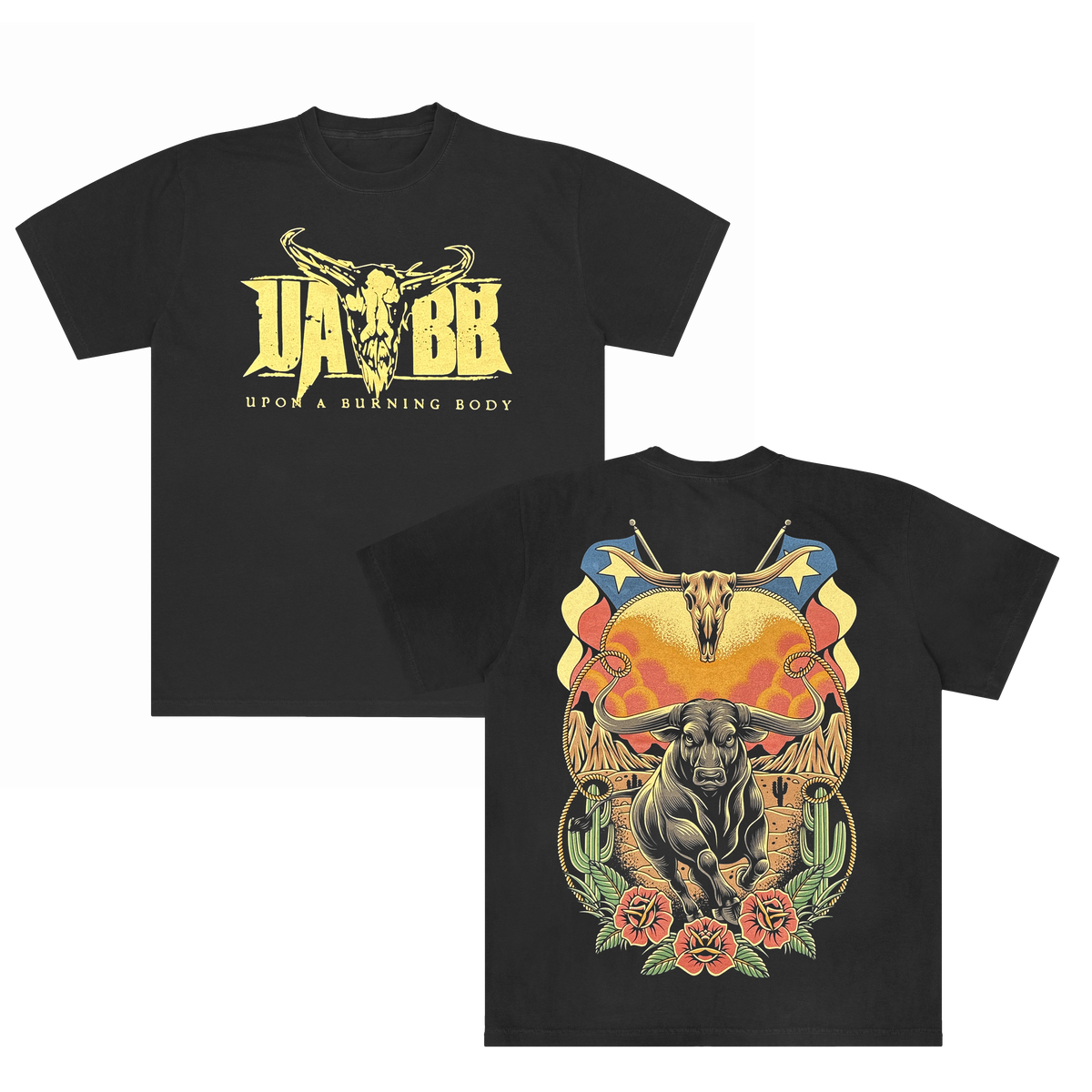 Upon A Burning Body - Sunset Tee